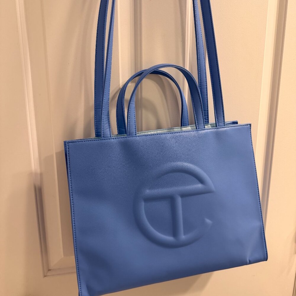 Telfar Medium Shopping Bag Cerulean Blue